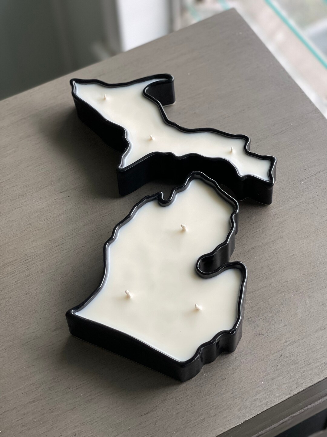 Michigan Candle, Michigan, Great Lakes Candle, Michigan State, Ceramic Candle, Michigan Ceramics