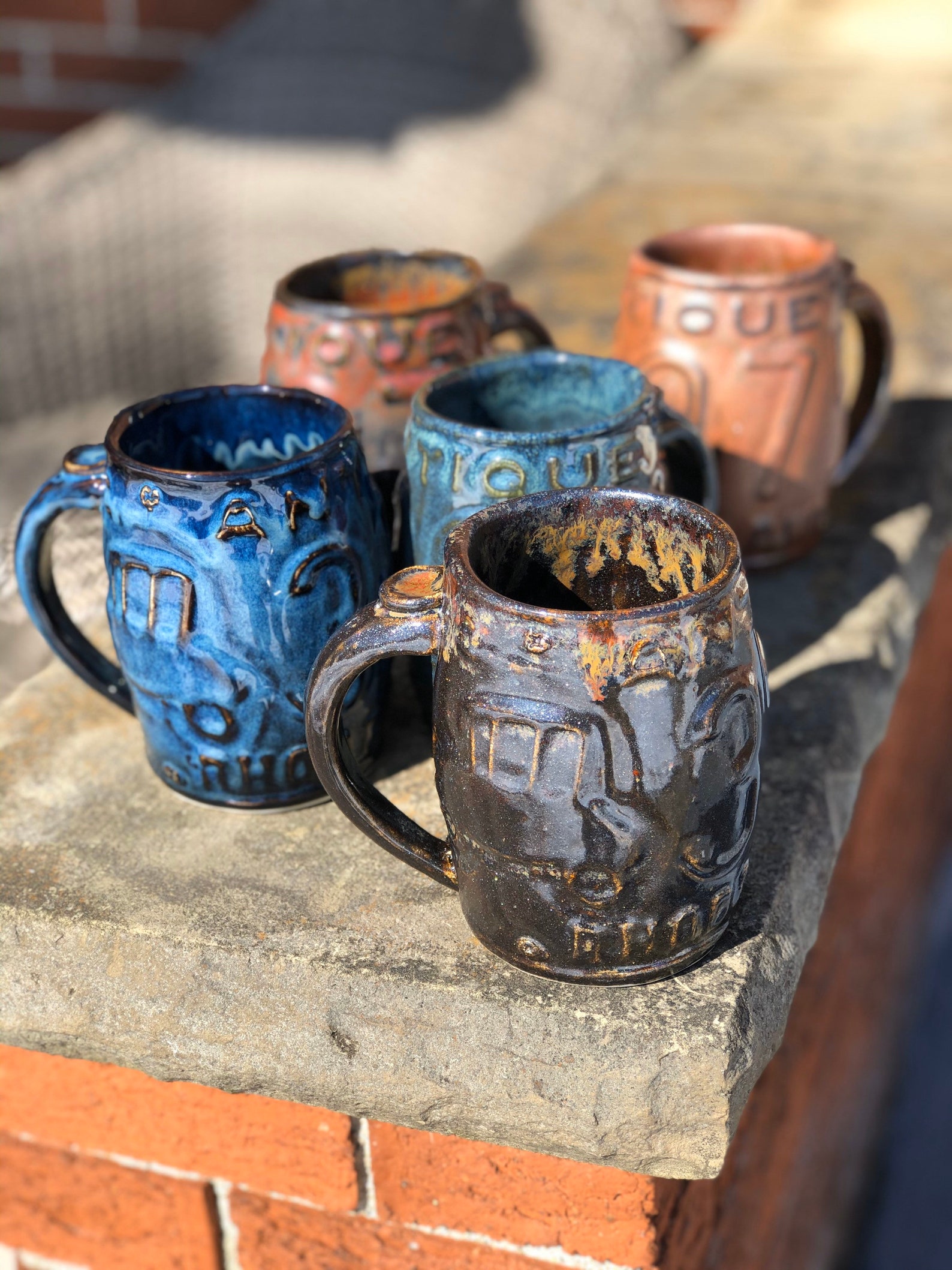 Rhode Island License Plate Mug Unique Pottery Coffee Mug Etsy