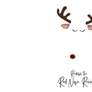 Baby's First Christmas Footprint Art – Keepsake Card Set (Digital Download) image 4