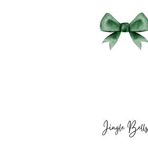 Baby's First Christmas Footprint Art – Keepsake Card Set (Digital Download) image 7