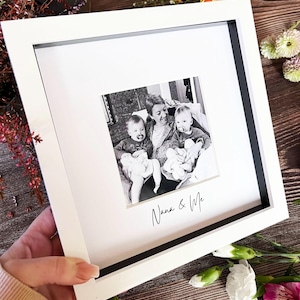 Personalised Nana | Grandma & Me Photo Box Frame. A Thoughtful Keepsake Gift for Nana | Nanna | Grandma | Nanny. Perfect for Mothers Day.