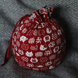 Bolsa de proyecto con cordón de gato