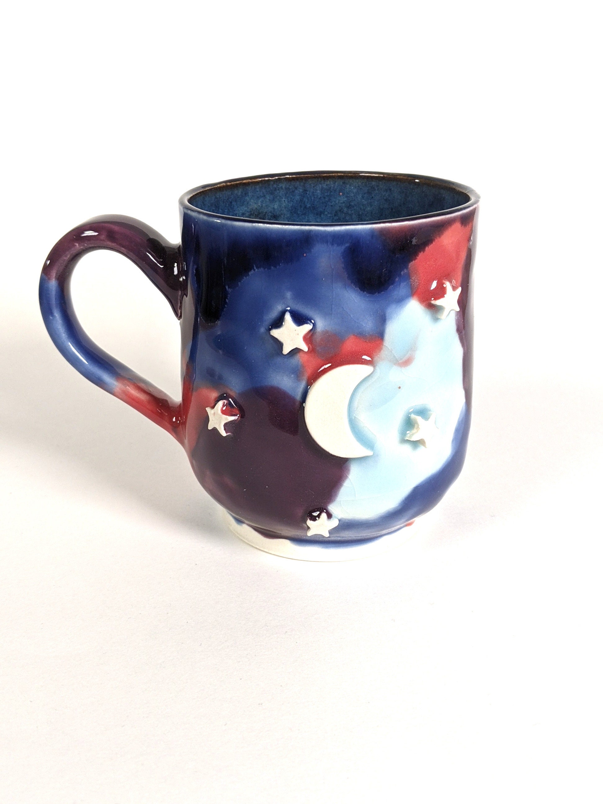 Stars and moon mug moon and stars mug night sky mug Etsy