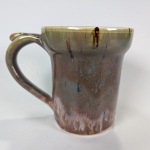 colorful mug, one of a kind mug, handmade pottery mug