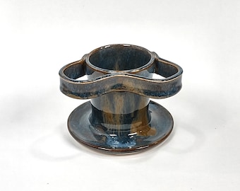 Handmade Ceramic Kids Toothbrush Holder, Bathroom Organizer