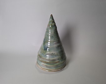 Handmade Ceramic Christmas Tree, Pottery Decor