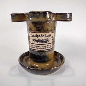 toothbrush holder, toothbrush cup, toothpaste holder, bathroom décor, gothic décor