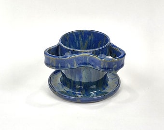 Handmade Ceramic Toothbrush Holder, Kids Bathroom Decor