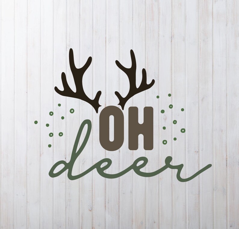 Download Silhouette File Quote Cut File Oh Deer Svg Cricut File Merry Christmas Svg Download Vinyl Cut File Christmas Cut File