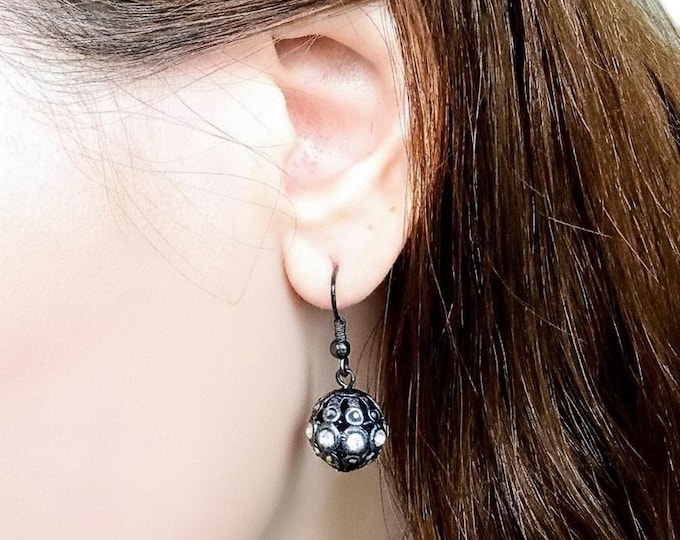 Boucles d'oreilles Strass Rétro Vintage – Style Old Hollywood Années 50 –  Classique Élégance Intemporelle
