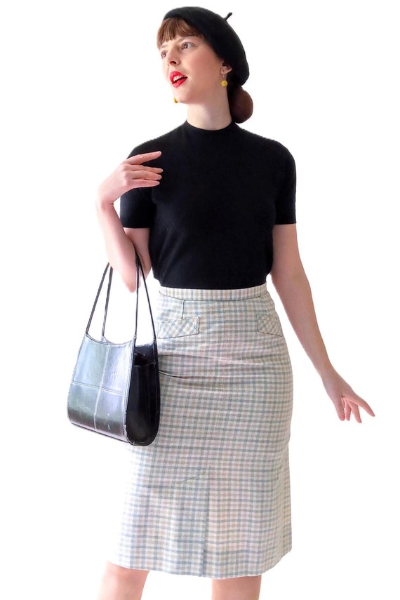 Retro Knee-Length Skirt