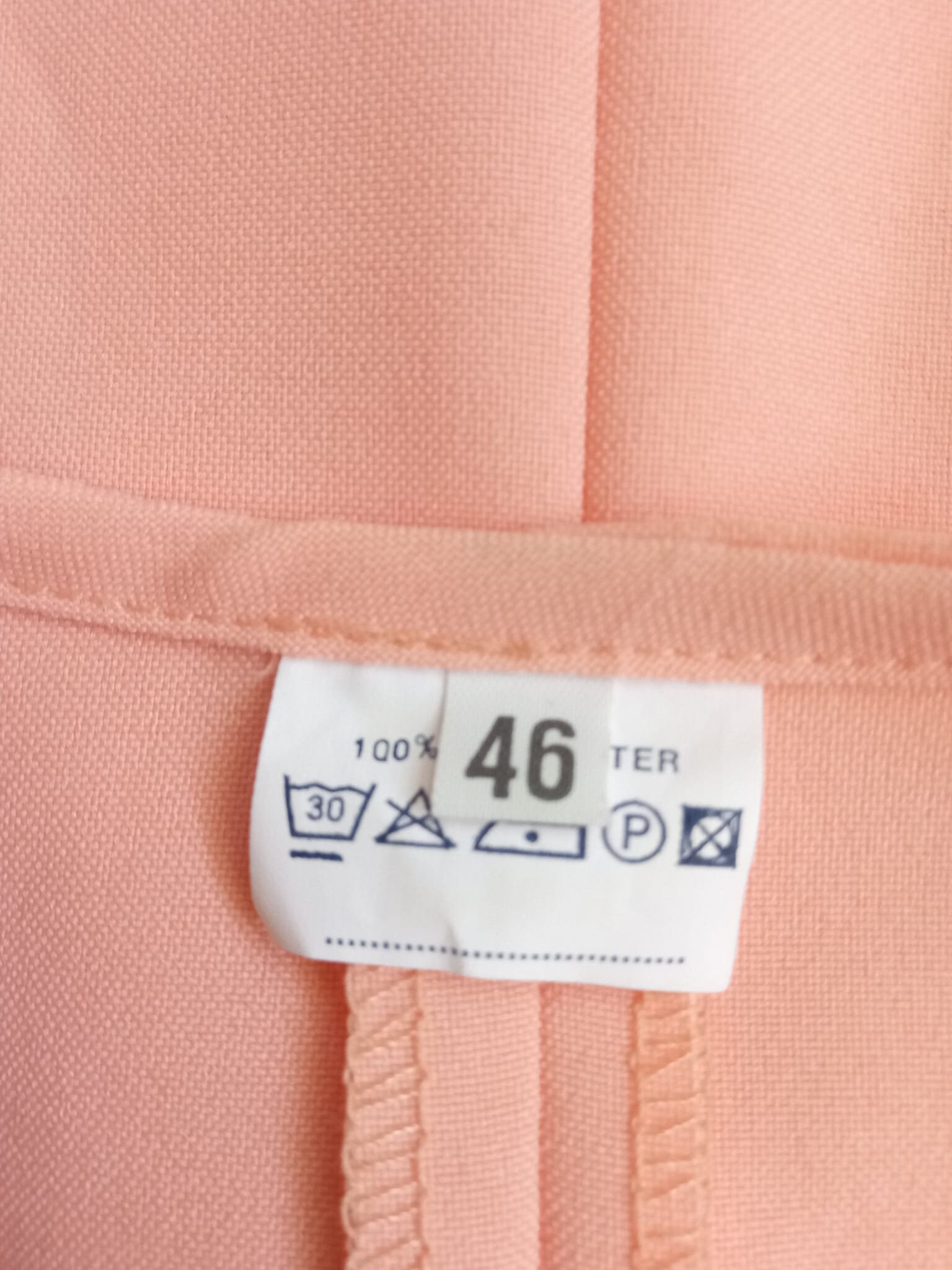 Jacket vintage shirt 1980's salmon// Vintage 1980's salmon shirt jacket