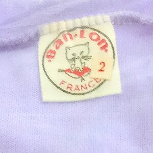 60s Deadstock Vintage Purple T-Shirt - V-Neck - Women Vintage Sportswear - S/M or M/L image 7