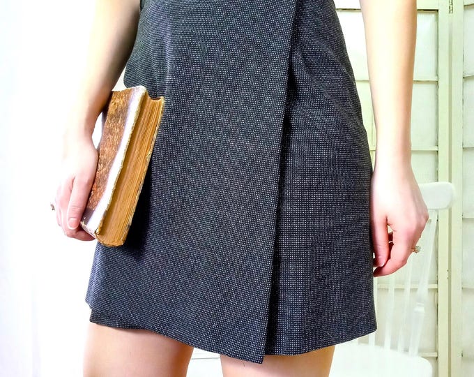 Jupe Portefeuille Vintage Années 90 – Jupe Courte Rétro Taille Haute – Style Mod 60s – Jupe Femme Vintage - S/M (36/38)