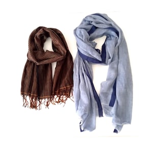 Classic Vintage Men&#39;s Scarf – Minimalist Gentleman Casual Accessory – Multiple Colors – Father&#39;s Day Gift – Gift for Him