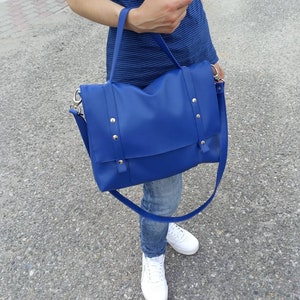 Porte-documents en faux cuir, sac dossier, sac porte-documents, sac, sac en faux cuir, sac fait main, fait main, fabriqué en Italie