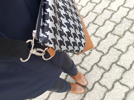 Mia Bag Mini Shoulder Bag Pied-de-poule Bag Women's | Etsy