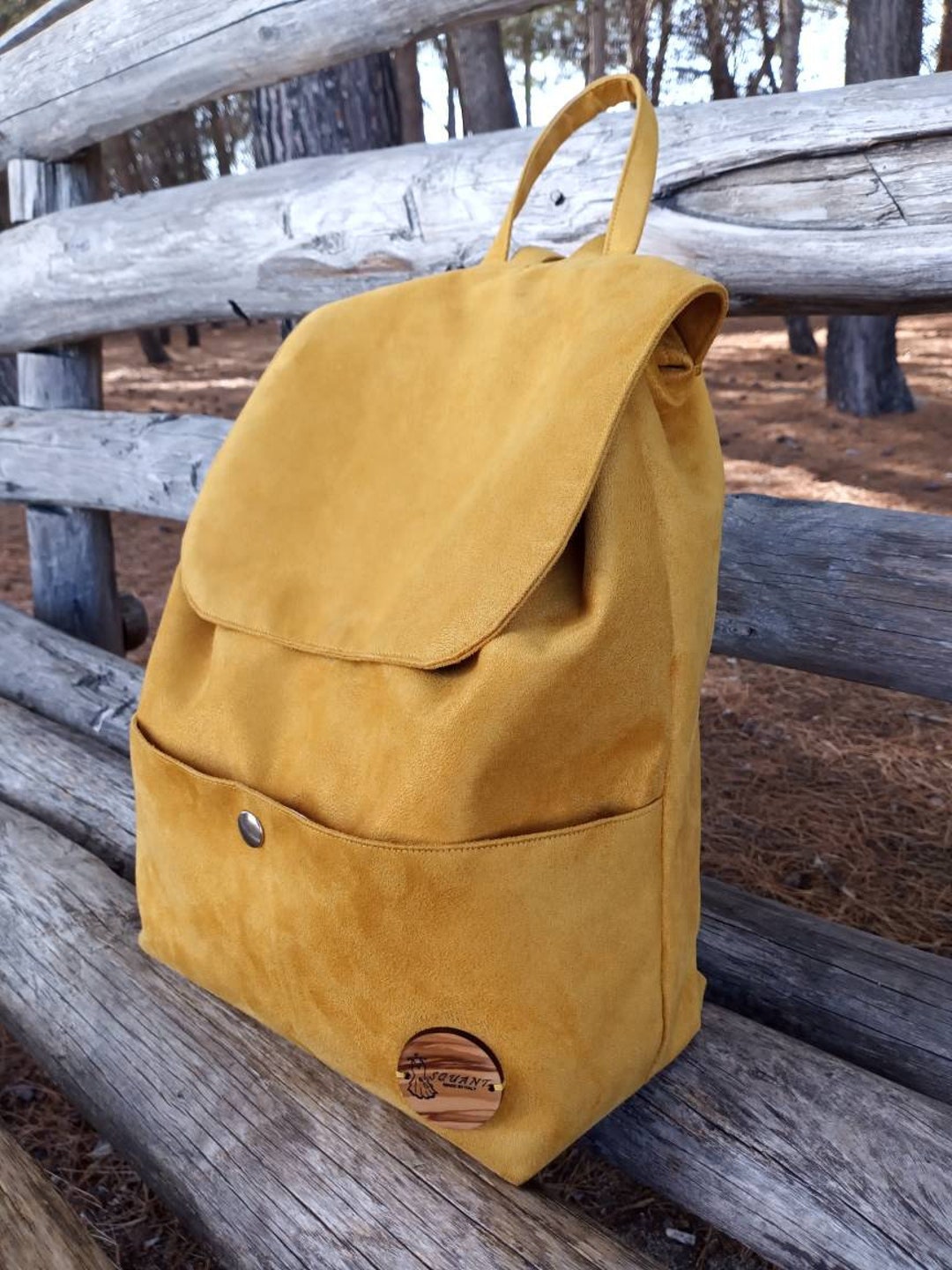 Backpack Kelly Rucksack Vegan Leather Backpack Handmade Etsy