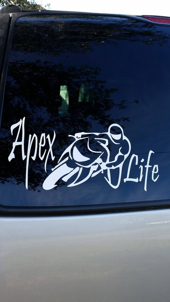 Apex Life Unique Motorcycle Sticker Vinyl Decal Etsy