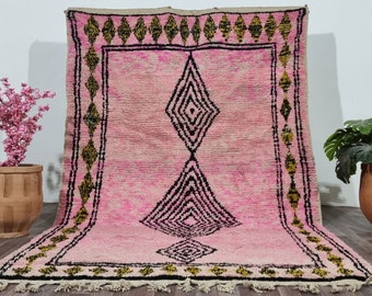 Colorful Rug, pretty rug , Beniourain Rug,Handmade Rug, shaggy rug,tapis berbere, Handwoven Rug,Custom Rug, Boujaad Boho rug, Wool Rug