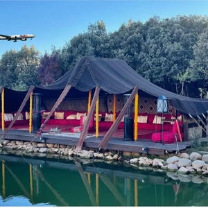 Moroccan Camping Tent: Camel & Goat Hair, Weatherproof, Handmade