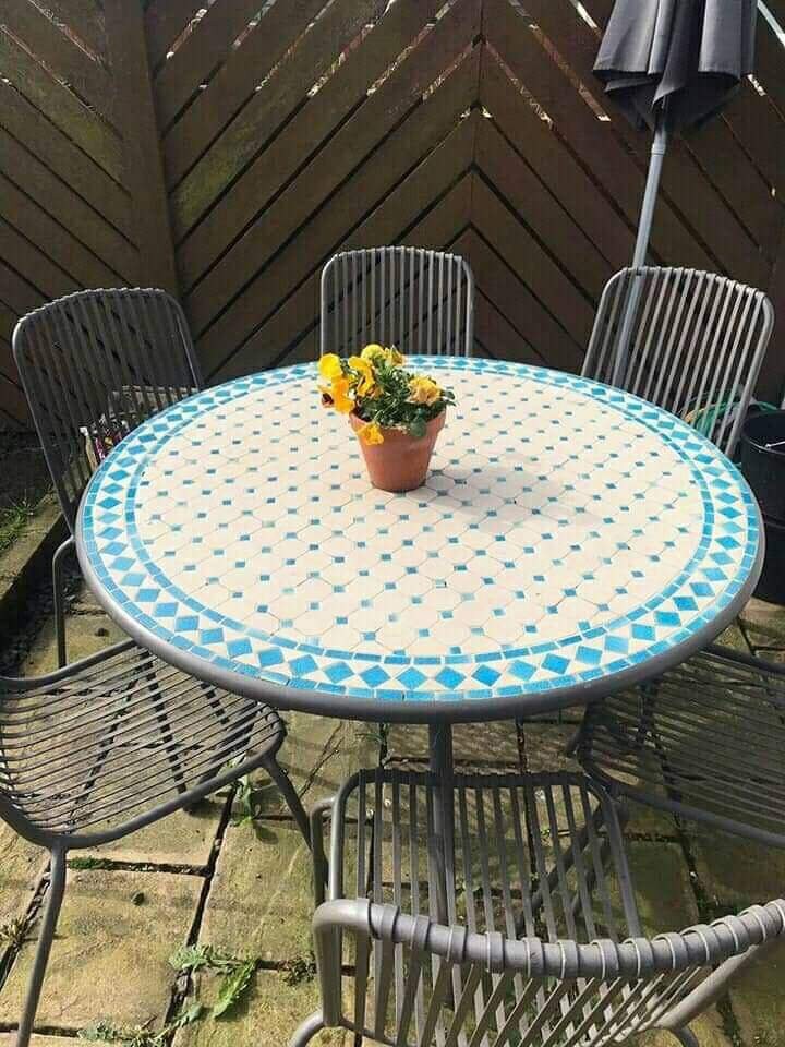 Round Table Outdoor Moroccan Craft Custom Handmade Moroccan