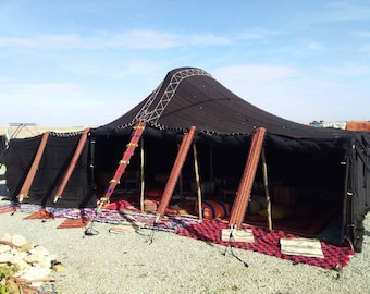 Custom Camping Tent Traditional Moroccan Handmade Natural Waterproof 2-19 People