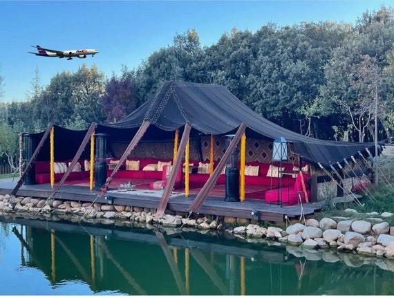 Camping Tent Moroccan Made From Camel Hair and Goat Hair Prevents Rain  Water From Seeping Inside That Can Accommodate From 2 to 19 People - Etsy  New Zealand