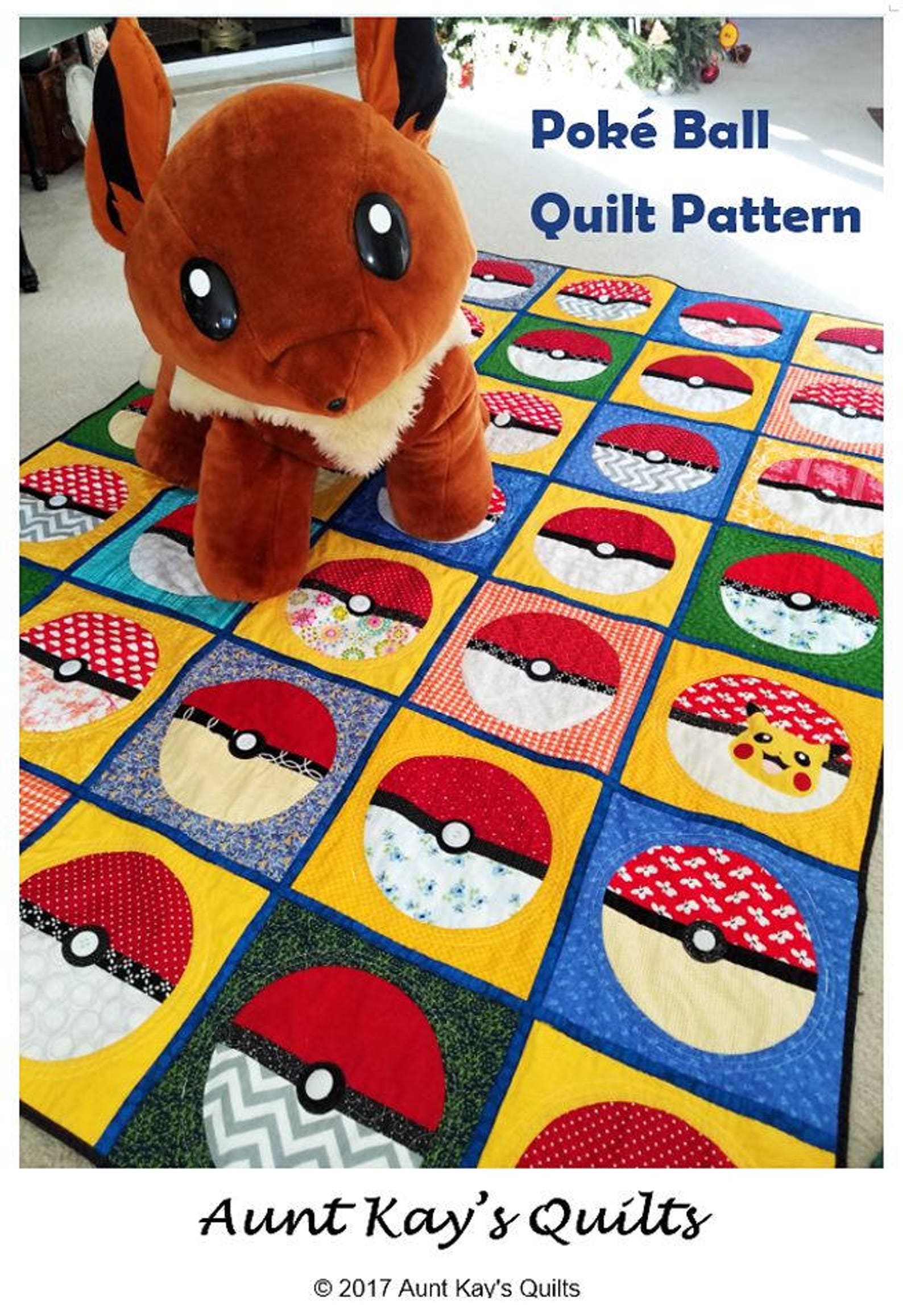Pokemon Quilt Pattern Instant download Etsy