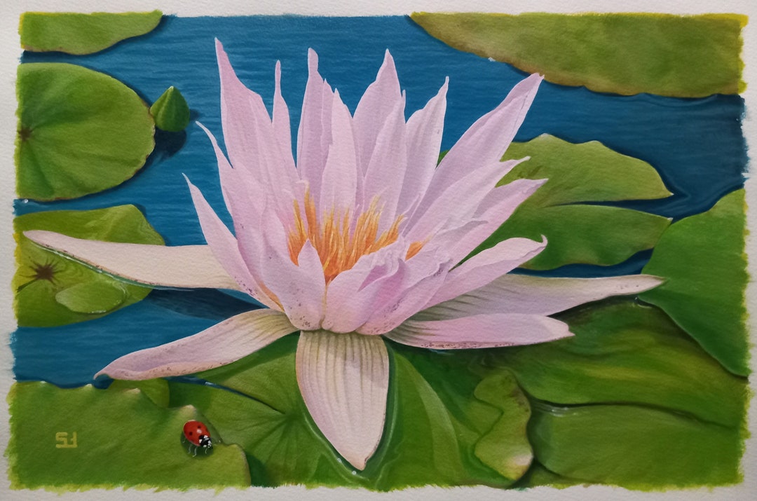 絵画　アクリル絵　額縁　キャンバス アクリル絵の具　画材　てんとう虫　原画 絵画 アクリル絵 額縁 キャンバス アクリル絵の具 画材 てんとう虫