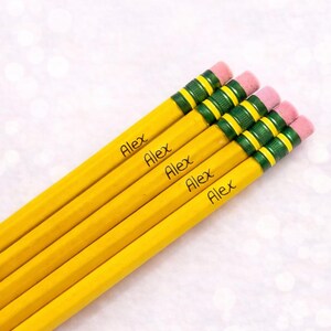 Personalized Ticonderoga Pencils | Custom Name Engraved Pencils | Teacher Gift | Back to School Supplies | Student Gift | Classroom Gift