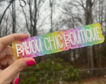 Custom Name Sign – Acrylic Business Tag or Watermark – Personalized Logo Display for Small Shops & Creators
