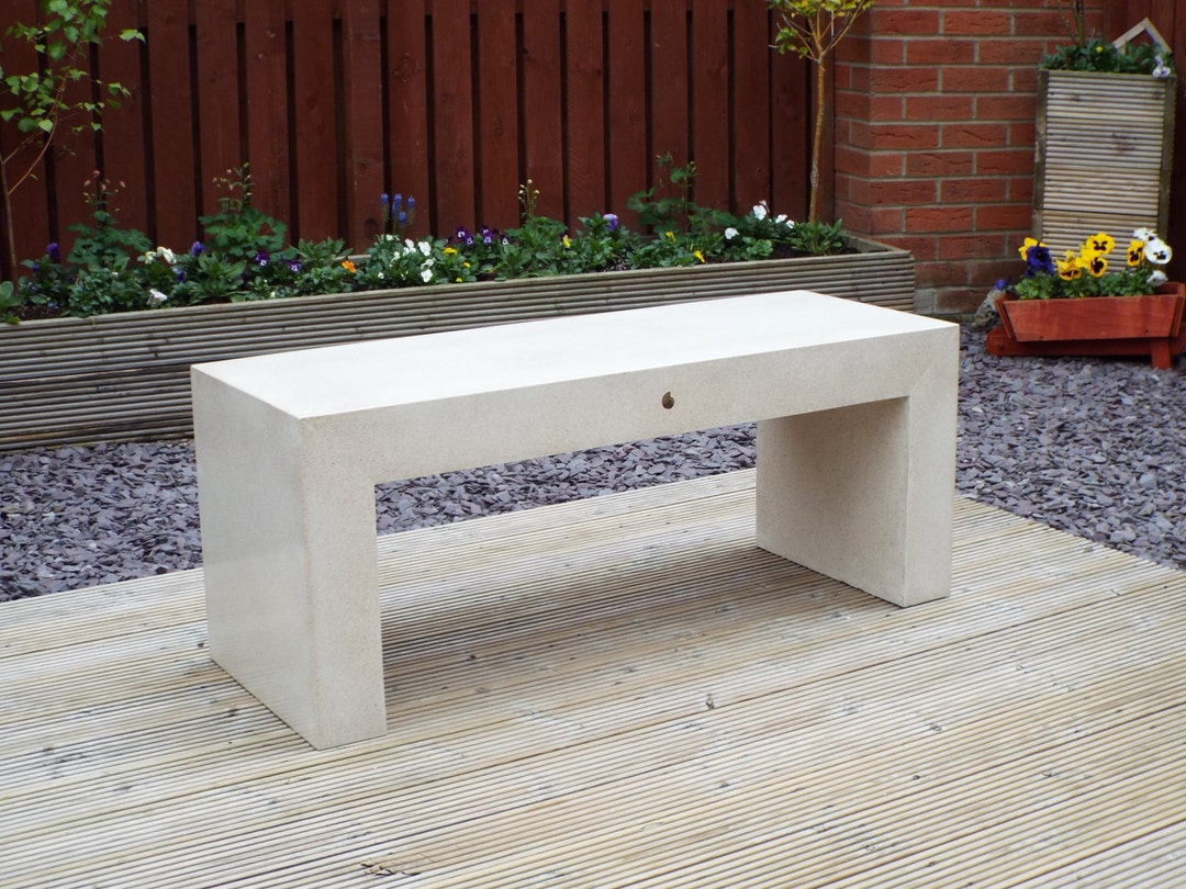 Concrete slab bench sale
