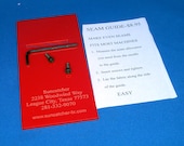 Bright Red Laser Cut Acrylic Seam Guide for Singer Featherweight 221 and other Singer Sewing Machines - 1 4 quot Seam Guide - Quilting