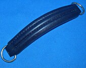 Replacement Handle for Singer Featherweight 221 Older Case - Black Leather with D-Rings - Luggage Briefcase Handle