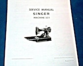 Singer Featherweight 221 Service Manual - Copy