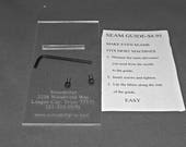 Clear Laser Cut Seam Guide for Singer Featherweight 221 and other Singer Sewing Machines - 1 4 quot Seam Guide - Quilting
