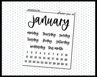 Guiones mensuales metalizados, pegatinas metalizadas, pegatinas mensuales (001)