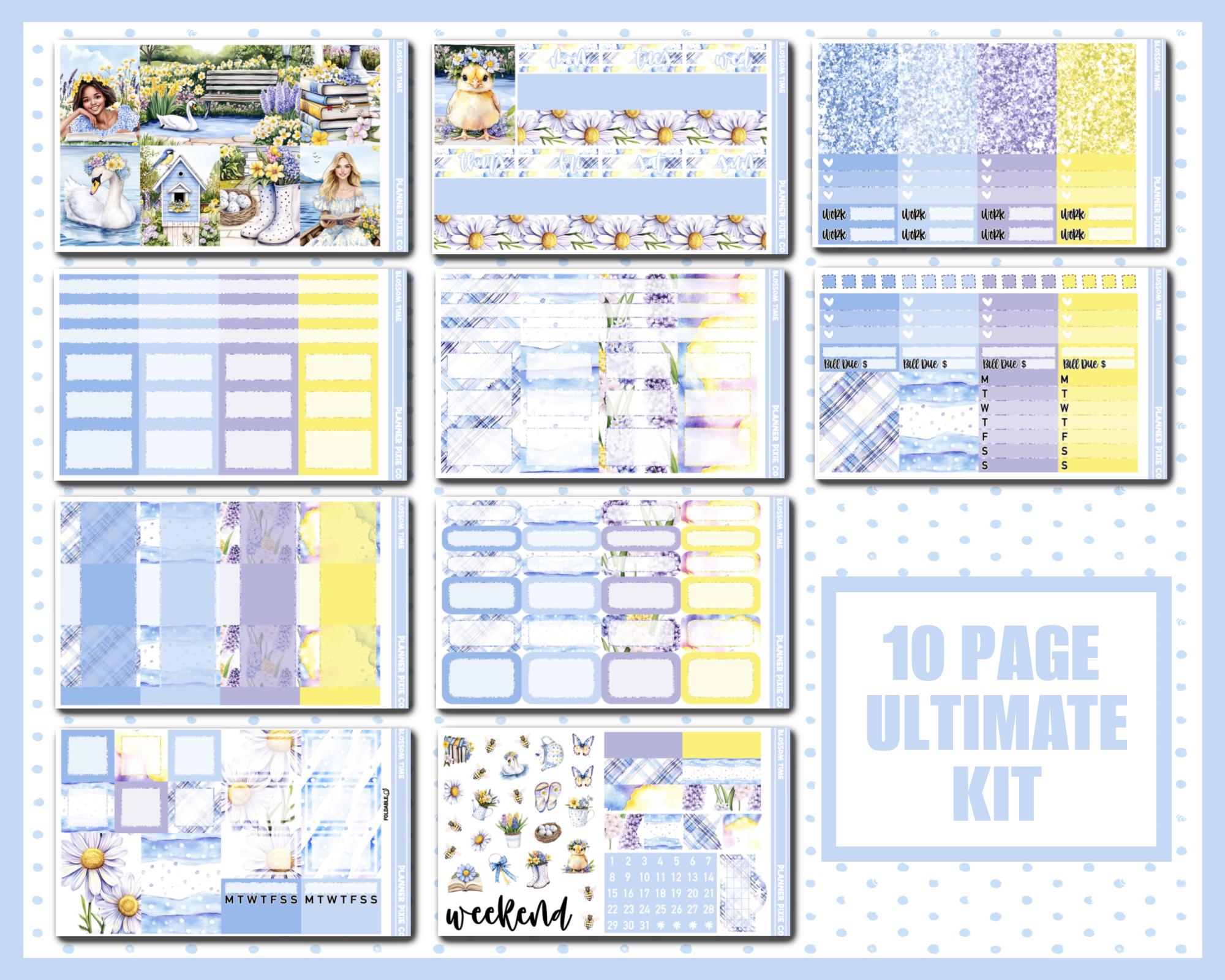 Printable Weekly Kit // Printable // Cut Line Files // Instant Download ...