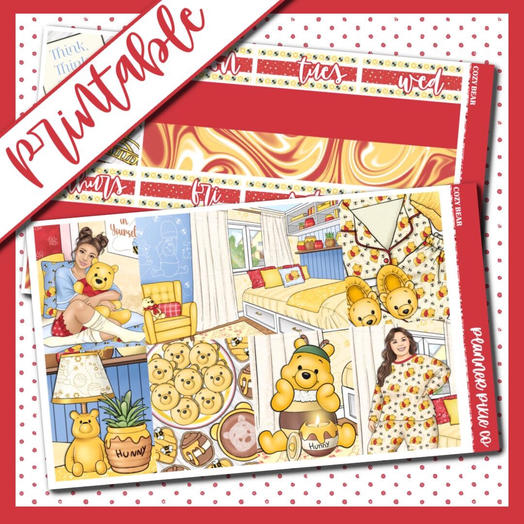 Printable Weekly Kit // Printable // Cut Line Files // Instant Download ...