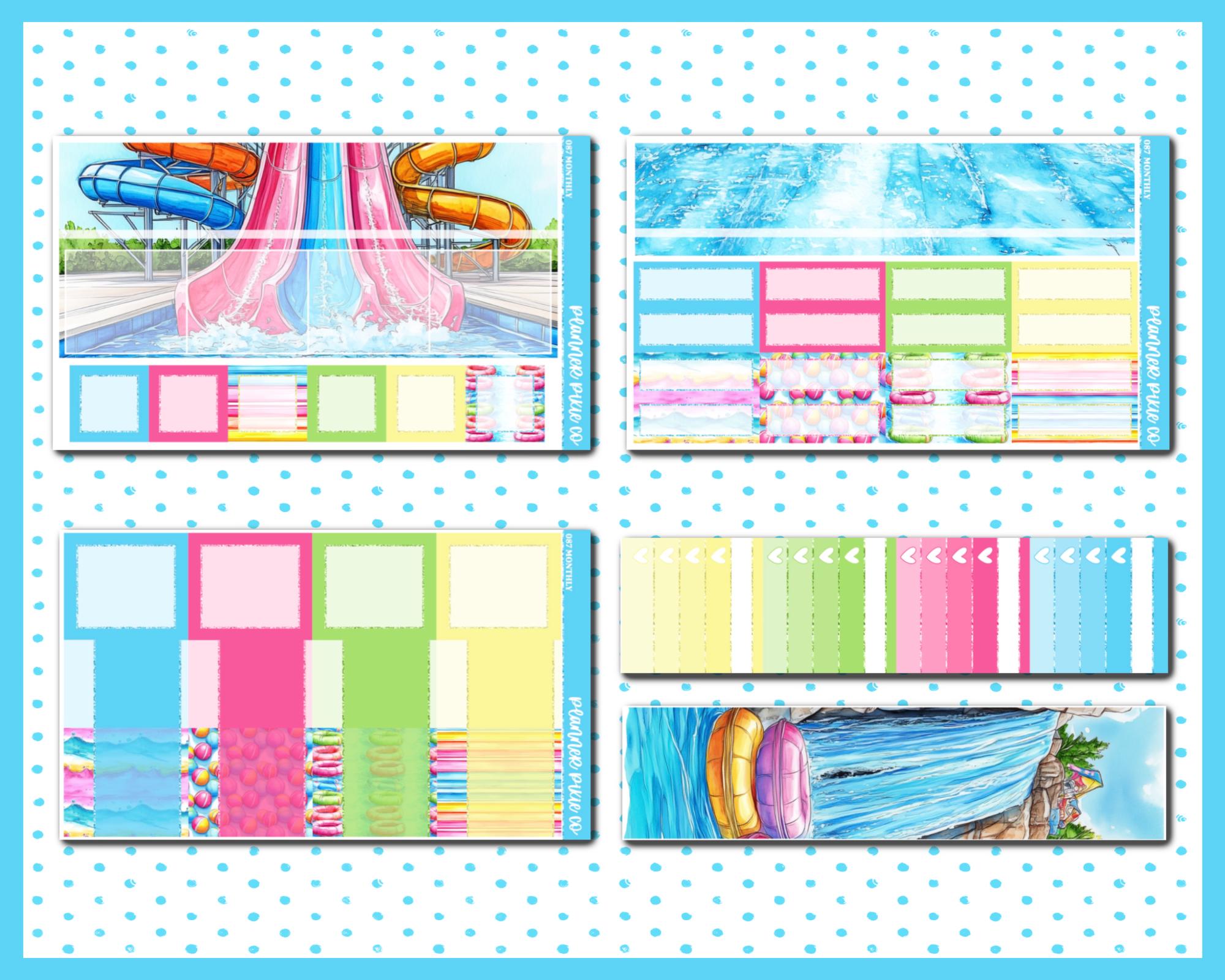 Printable Kit, Printable , Cut Line Files, Instant Download, Monthly ...