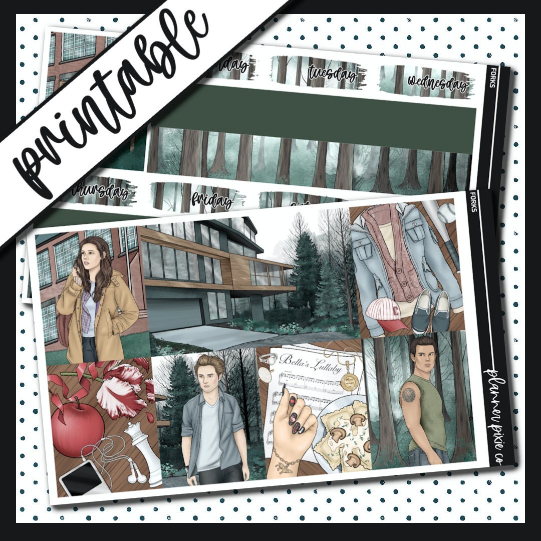 Printable Weekly Kit // Printable // Cut Line Files // Instant Download ...