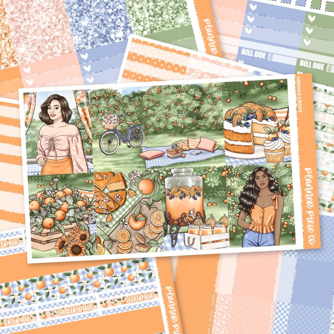 Deluxe Weekly Sticker Kit for Use With Standard Vertical Planners ...
