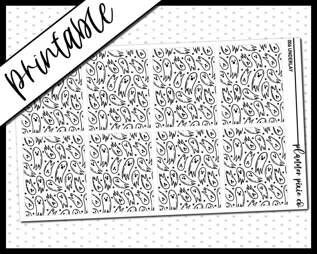 Printable Stickers, Foil Ready, Printable , Digital Planner Stickers ...