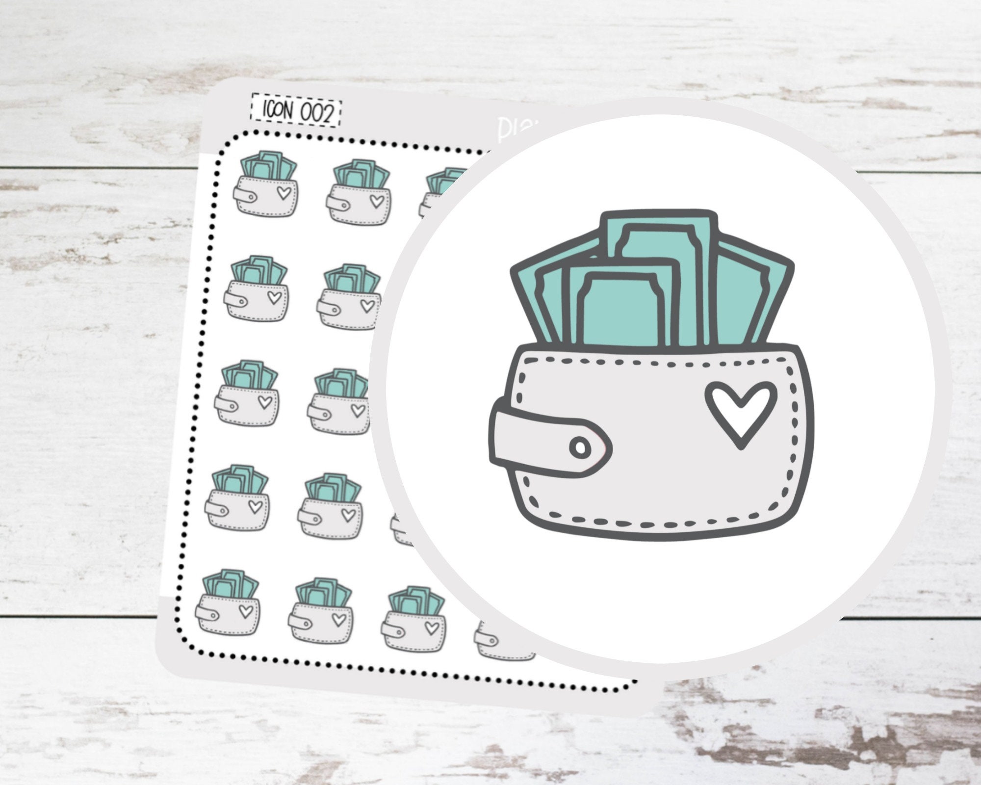 printable stickers printable pdf cut line files instant etsy