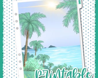 Printable Dashboard Cover Stickers // Handcut Files
