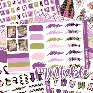 Utskrivbart journalkit // Utskrivbart // Klipplinjefiler // Direktnedladdning // "Våren har kommit"