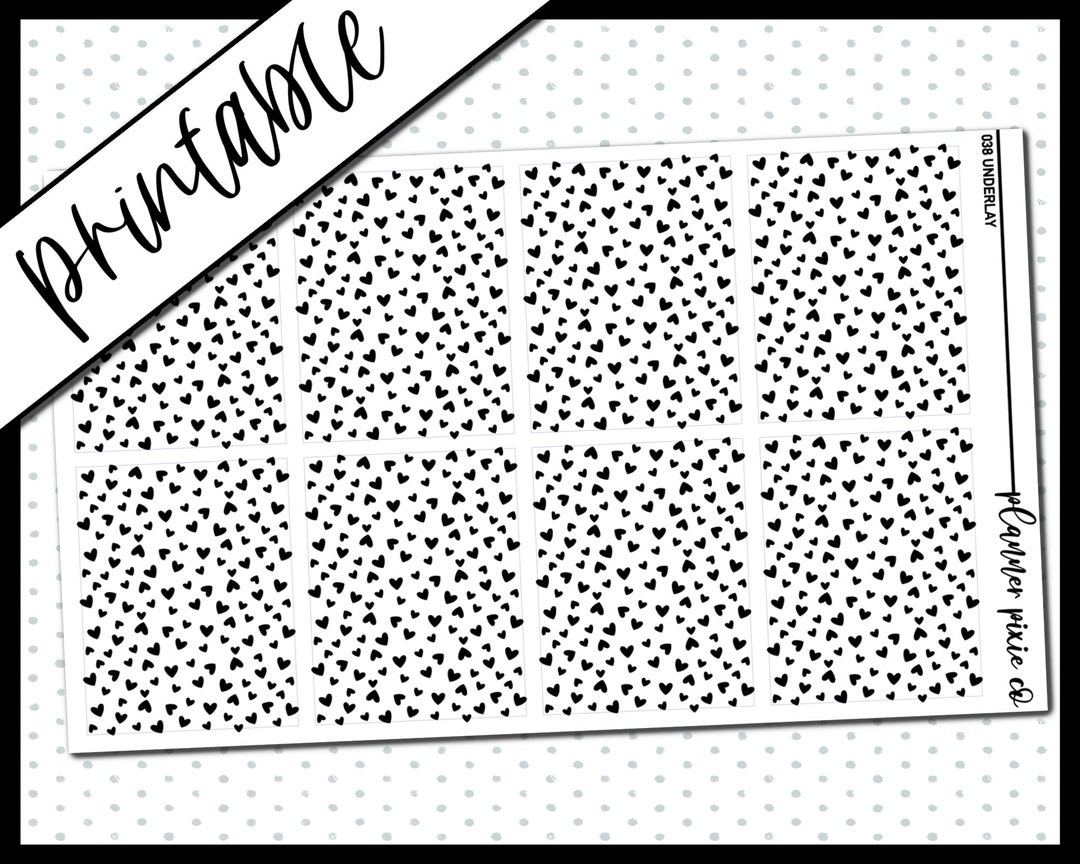 Printable Stickers, Foil Ready, Printable , Digital Planner Stickers ...