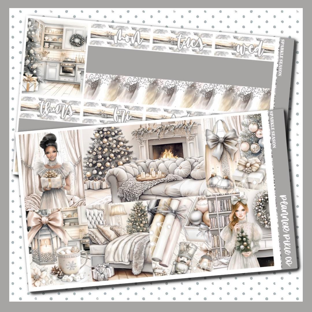Deluxe Weekly Sticker Kit for Use With Standard Vertical Planners ...