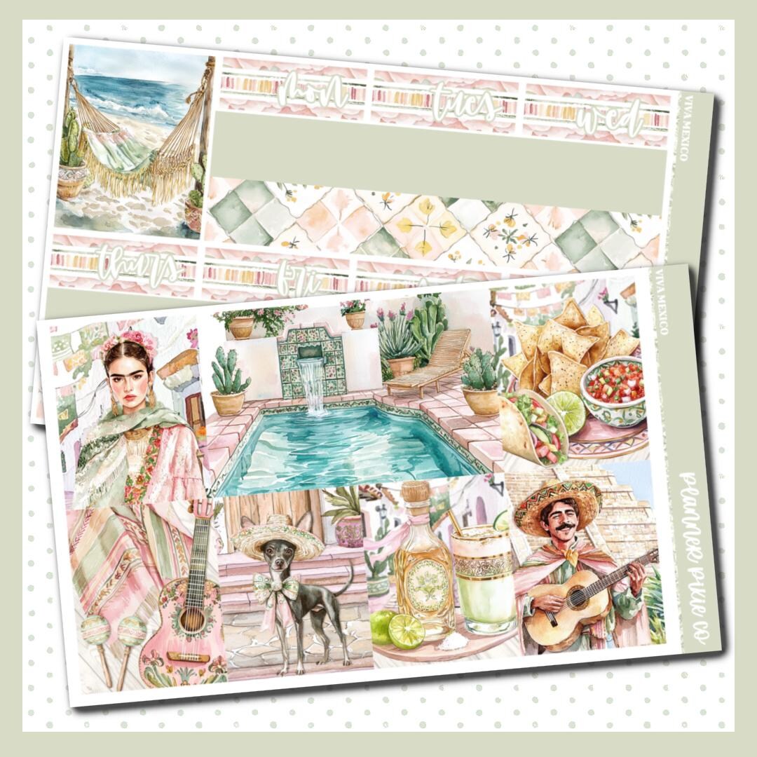Deluxe Weekly Sticker Kit for Use With Standard Vertical Planners ...
